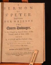 1686 2 Vols in 1 St. Peter Sermons Church of England Catholic T Godden W Clenche