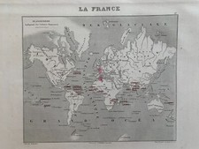 CARTE - PLANISPHERE DES