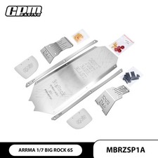 GPM Stainless Steel Chassis Protection Plate For ARRMA 1/7 Big Rock 6S