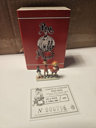 Figurine mini pixi zig puce - pixi, et