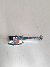 Hard Rock Cafe Osaka Japan Kiss Gene Simmons Black & White Silver Trim Axe...
