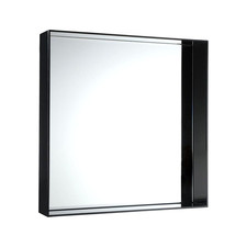 Kartell - 8340/E6 Only Me - Square Mirror Black Frame - Philippe Starck rrp £222