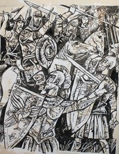 Ancien livre peinture à