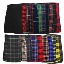 Kilt Écossais Pour Hommes 5 Yards 13oz Casual Tartan 17 Tartans Variés