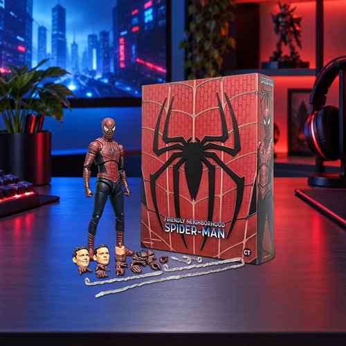 Figurine articulée spider man - figurine,