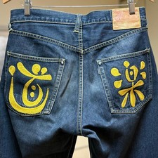 Jean denim Evisu 00s bleu