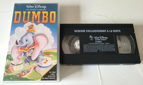 Dumbo vhs secam - dumbo,