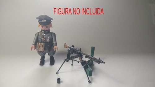 Playmobil custom mitrailleuse - playmobil,