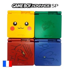 Coque GAME BOY ADVANCE SP Nintendo GBA Remplacement Ecran Shell Pokemon Pikachu