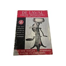 Vintage 1940's De Laval Cream Seperators Electro Junior Advertising Brochure