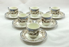 Service café faience Gien Renaissance "Enfants aux pressoirs" Coffee set