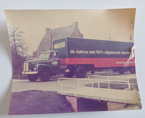 Ancienne photo camion remorque - photo,