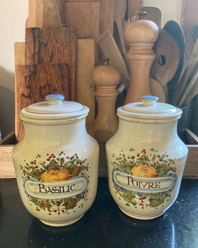 Duo pots épices anciens - duo, à