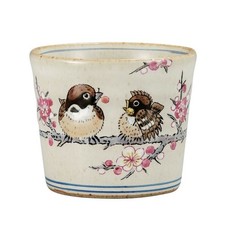 Tasse Soba Choko Kutani Ware Pour Soba – Moineau Arbre Suzume Japon
