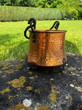Petit chaudron cuivre martelé