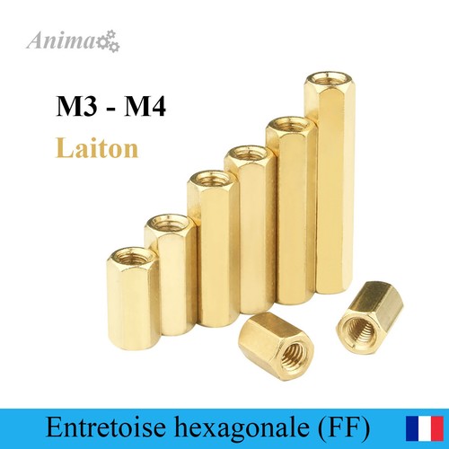 Entretoise hexagonale laiton - hexagonale,