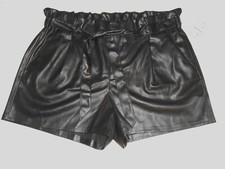 Neuf Short Noir Simili Cuir