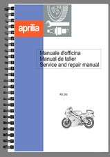 APRILIA RS 250 MANUEL RÉPARATION ATELIER LIVRE DE SERVICE ATELIER SUR PAPIER ...