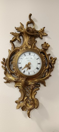 Cartel pendule murale - , bronze