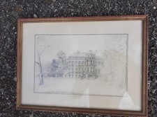 dessin ancien vue de Chateau