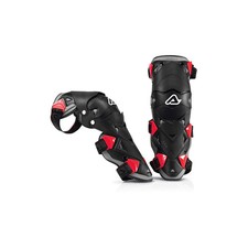 Acerbis Impact EVO Knee/Shin Guards - Black/Red 2375091042