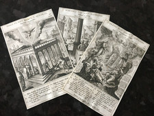 3 gravures par Antonie WIERIX, GRAVURES ANCIENNES comme dessins