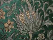 Écossais Chardon Verdigris Chenille Tissu Rideau Coussin Tapisserie Plaids