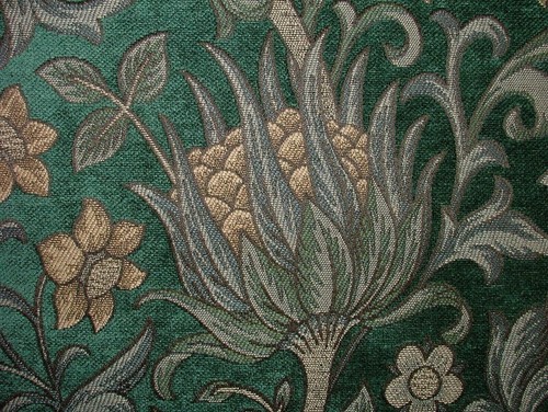 Tissu rideau chenille - tissu, de