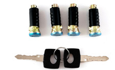 pour MERCEDES SPRINTER 1995-2006 4x SERRURE BARILLETS DE PORTE Neuf