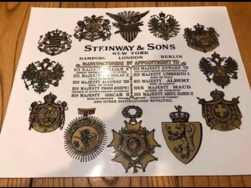 Autocollant neuf steinway - autocollant, &