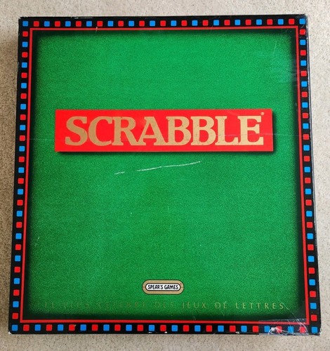 Vintage scrabble luxe 1988 - scrabble,
