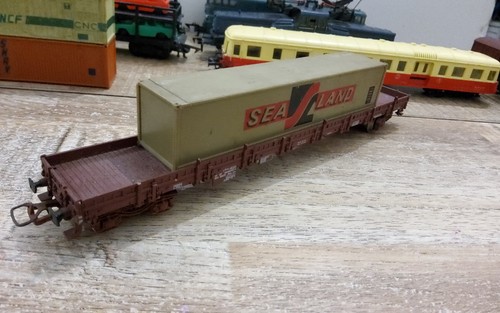 Wagon plat sncf jouef - wagon, lima