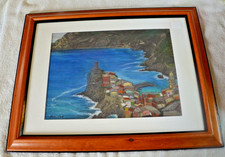 CINQUE TERRE PAINTING VERNAZZA