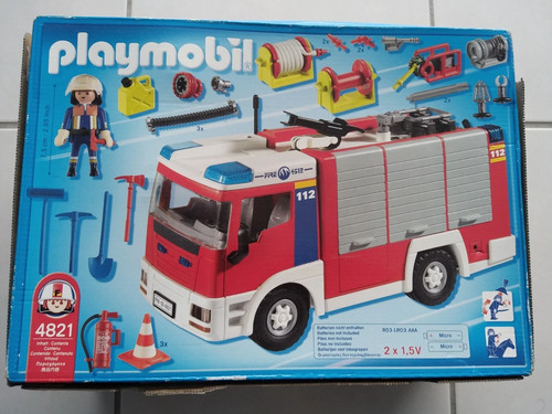 Playmobil 4821 camion - 4821, pompier
