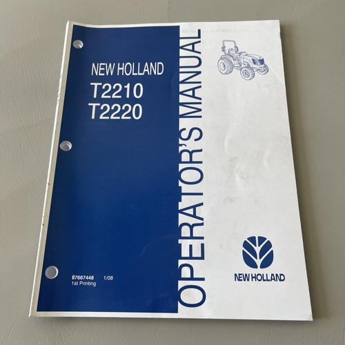 New holland t2210 - and, t2220