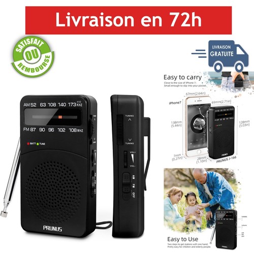 Prunus 166 radio portable - j-166,