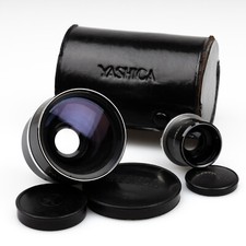 TOP Yashica Yashinon Aux Lens Wide Angle Bay Bayonet 1 I D MAT-124 G Rolleiflex