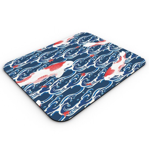Tapis souris poisson koi - tapis, de