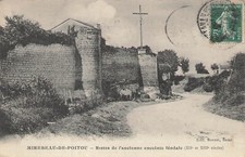 86 MIREBEAU DE POITOU OLD FEUDAL ENCLOSURE9732