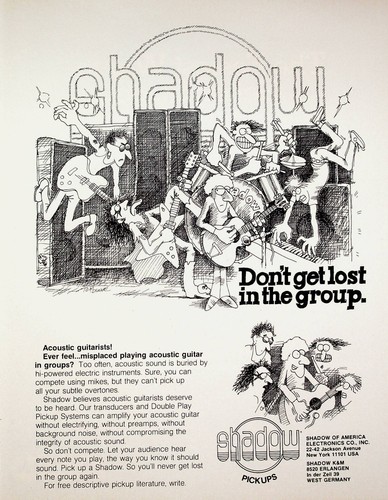 1979 shadow acoustic - acoustic, guitar
