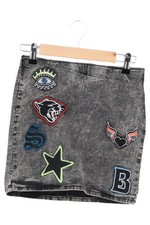 H&M Mini-Jupe Femme Grise