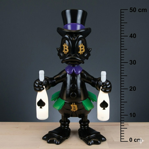 Statue canard milliardaire - statue,