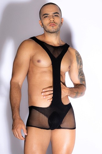Combishort lingerie mesh - combishort, en