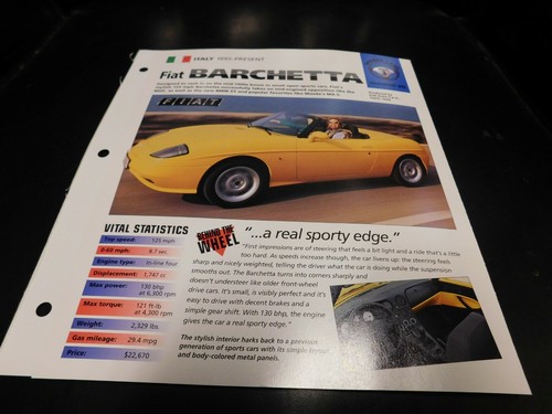 1995 fiat barchetta - 1995+, spec