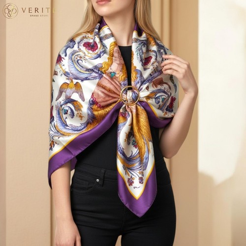 Rare vintage foulard soie - foulard,