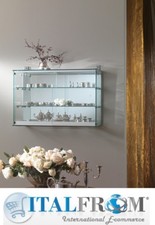 Vitrine Murale avec Miroir Magasin de Meubles H55xL78xW25 cm Italfrom