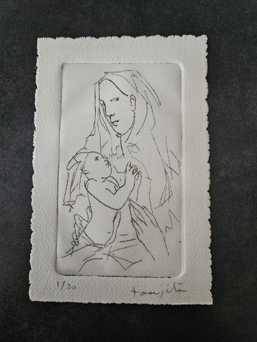 Gravure viege l enfant - viege, a