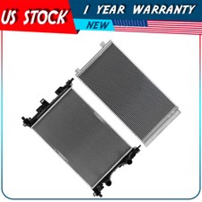 Radiator and AC Condenser Kit For 2017-2022 Jeep Compass 2017-2021 Jeep Renegade