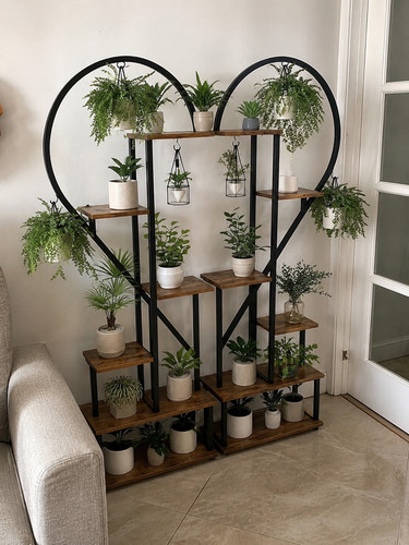 étagère plantes demi cœur - plantes, demi-cœur