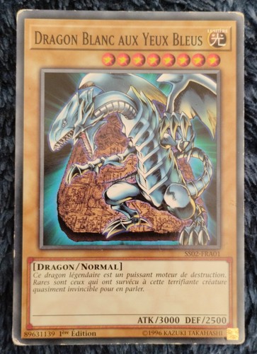 Carte dragon blanc - yu-gi-oh,